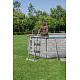 BESTWAY Power Steel Swim Vista bazén s oknom 427x250x100 14x8FT 7v1