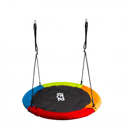 Aga Závesný hojdací kruh 110 cm Štvorfarebný Aga Závesný hojdací kruh 110 cm Štvorfarebný