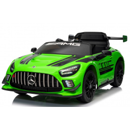Mercedes GT3 Evo ZELENÝ Mäkké kolesá Eva, mäkké sedadlo Licencia Lítium-iónová batéria