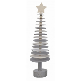 Drevený vianočný stromček na postavenie 40 cm sviatočný