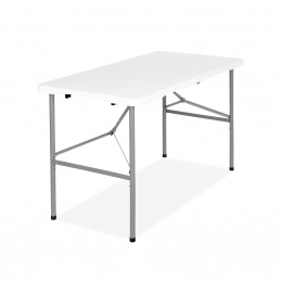 Aga Skladací plastový stolík 122x61x74 cm