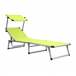 Aga Záhradné polohovacie lehátko GARDEN EXCLUSIVE MC372310GG Yellow Green