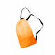 Aga Nafukovací vak LAZY BAG 230x70 cm Čierny/Oranžový