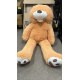 Aga4Kids Plyšový medveď 130 cm Svetlo hnedý s labkami 6DZ012 - 2. KVALITA