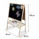 Aga4Kids Detská tabuľa 2v1 MBUSY 100 cm