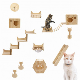 Ihrisko pre mačku 11 prvkov lezecká stena