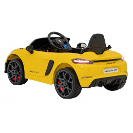 Vozidlo Porsche 718 Žlté MP4