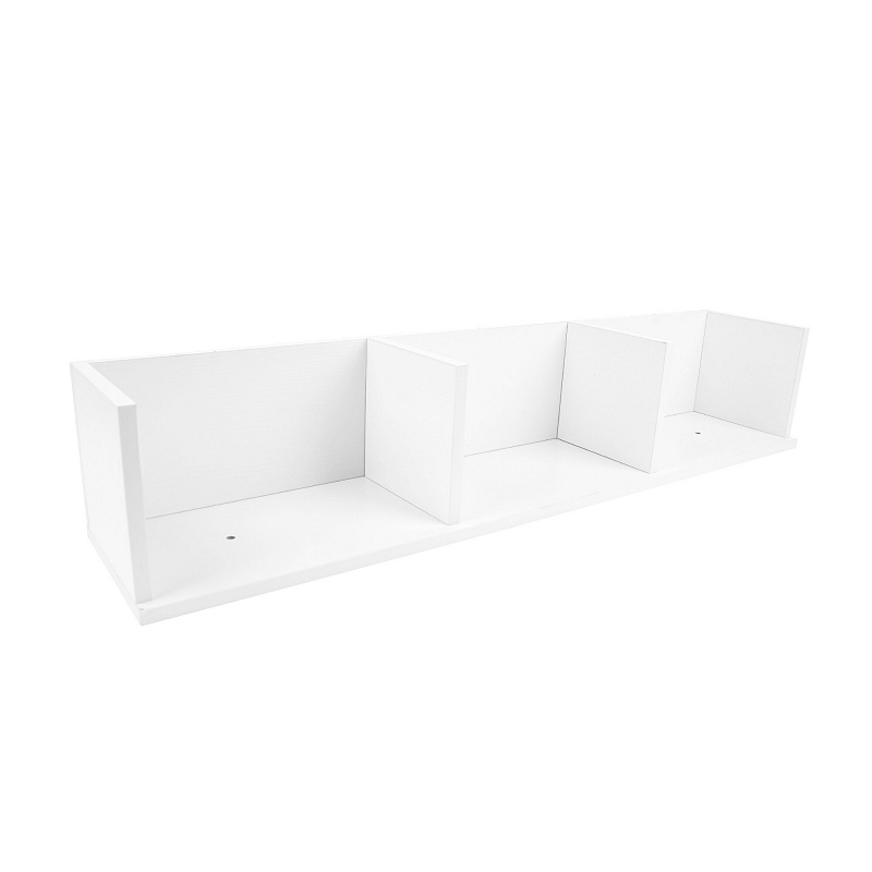Aga Nástenná polica 79x15x16 cm Biela - 6DAZ151 - II. AKOSŤ