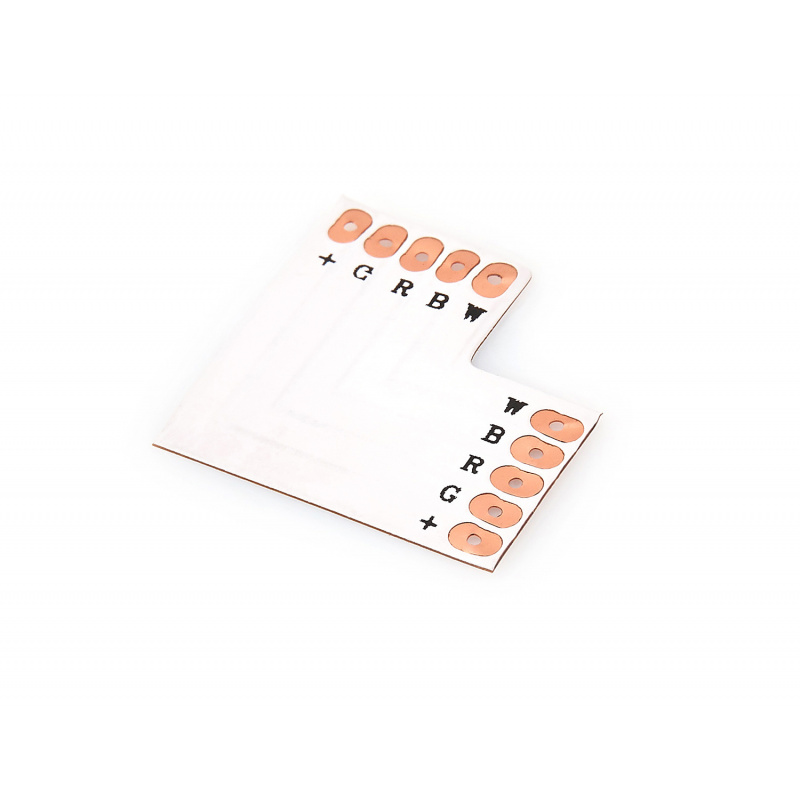 Rohová spojka pre LED pásiky 5050 RGBW 12mm