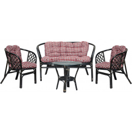 Aga Ratanová zostava BAHAMA Black Red-White