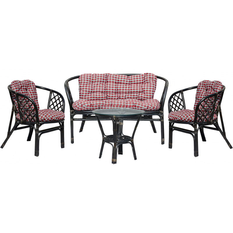 Aga Ratanová zostava BAHAMA Black Red-White