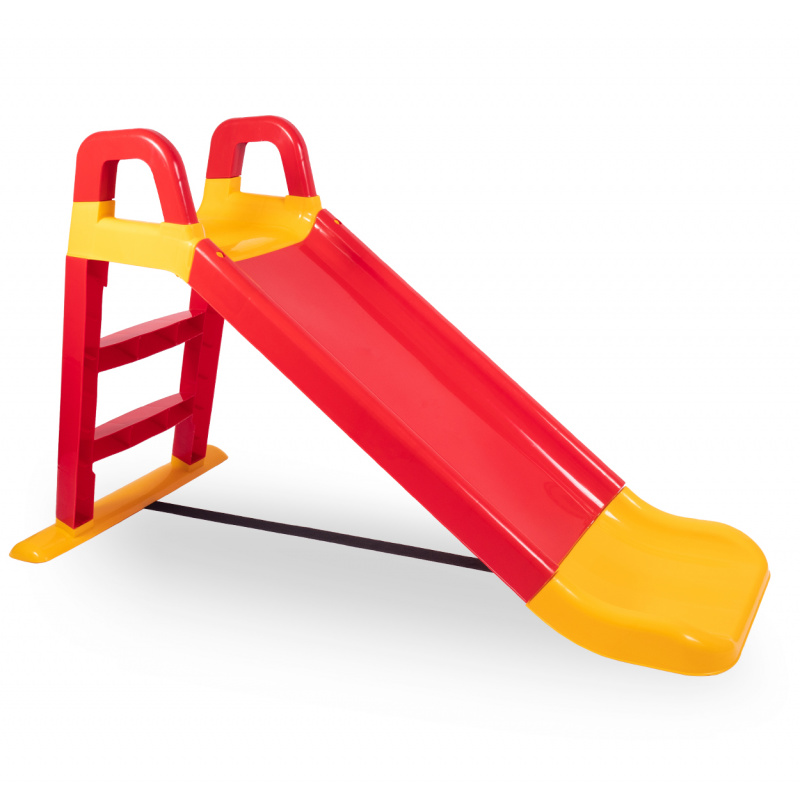 Doloni Šmykľavka s madlom 140 cm Červeno-žltá