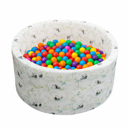 Aga Suchý bazén 90x40 cm s loptičkami