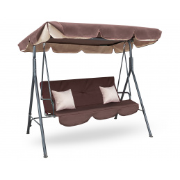 Aga Záhradná hojdačka Majka Tmavo hnedá