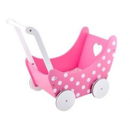 Drevený retro kočík pre bábiky ZA2250 Drevený retro kočík pre bábiky ZA2250