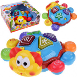 Interaktívna hračka na plazenie - Utekajúci chrobáčik melódie ZA5953 univerzálna