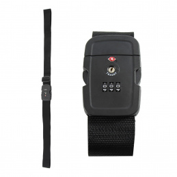 Aga Cestovný kódový TSA popruh Čierny