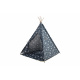 Aga4Kids Detské Teepee Hviezdy Tmavomodrá