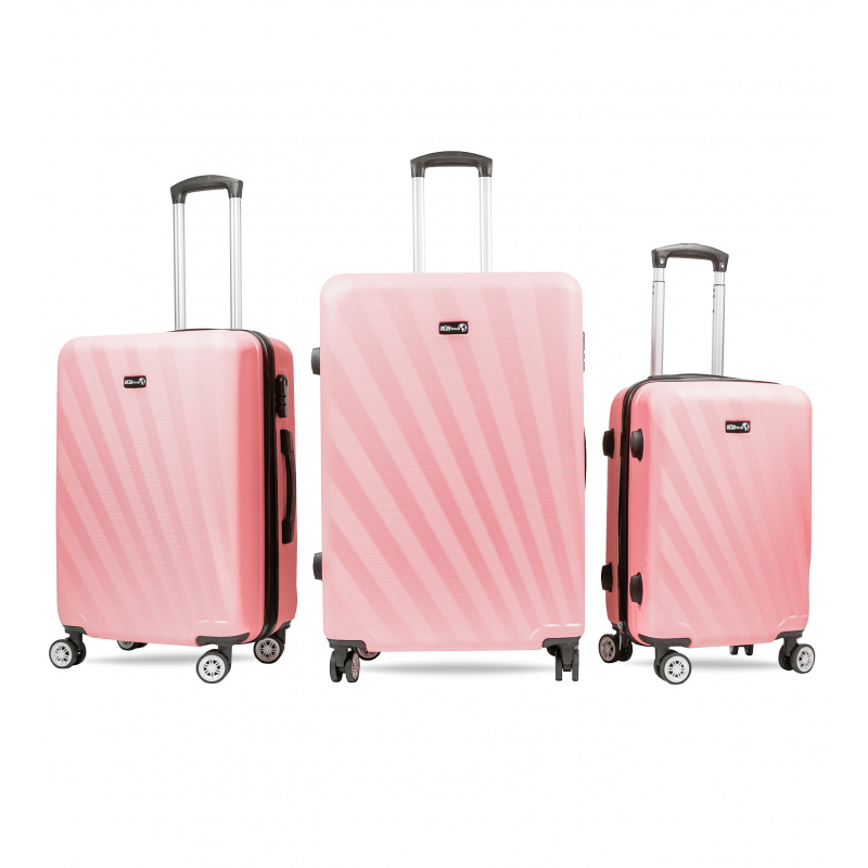 Aga Travel Sada cestovných kufrov MR4653 Ružová