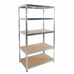 Linder Exclusiv Kovový regál 180x100x60 cm 5 políc