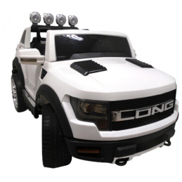 R-Sport Elektrické autíčko Cabrio LONG Biela