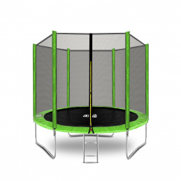 Aga SPORT TOP Trampolína 250 cm Svetlo zelená + ochranná sieť + rebrík