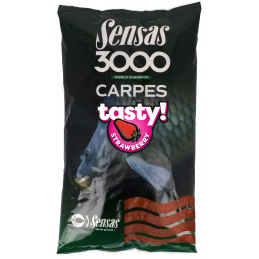 Sensas Kŕmna zmes 3000 Carp Tasty Strawberry 1kg