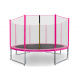 Aga SPORT PRO Trampolína 366 cm Pink + ochranná sieť