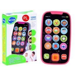 Prvý telefón pre dieťa ZA2831 - Ružový