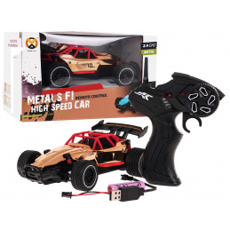 Kovové autíčko RACING 01 Zlaté R/C
