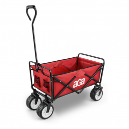 Aga Skladací prepravný vozík MR4620 Červený