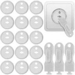 Ochrana zásuvky - Biela Ruhhy 19223