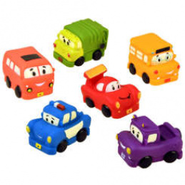 Gumené autíčka 6 kusov ZA2845
