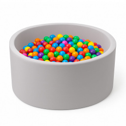 Aga Suchý bazén 90x40 cm s loptičkami