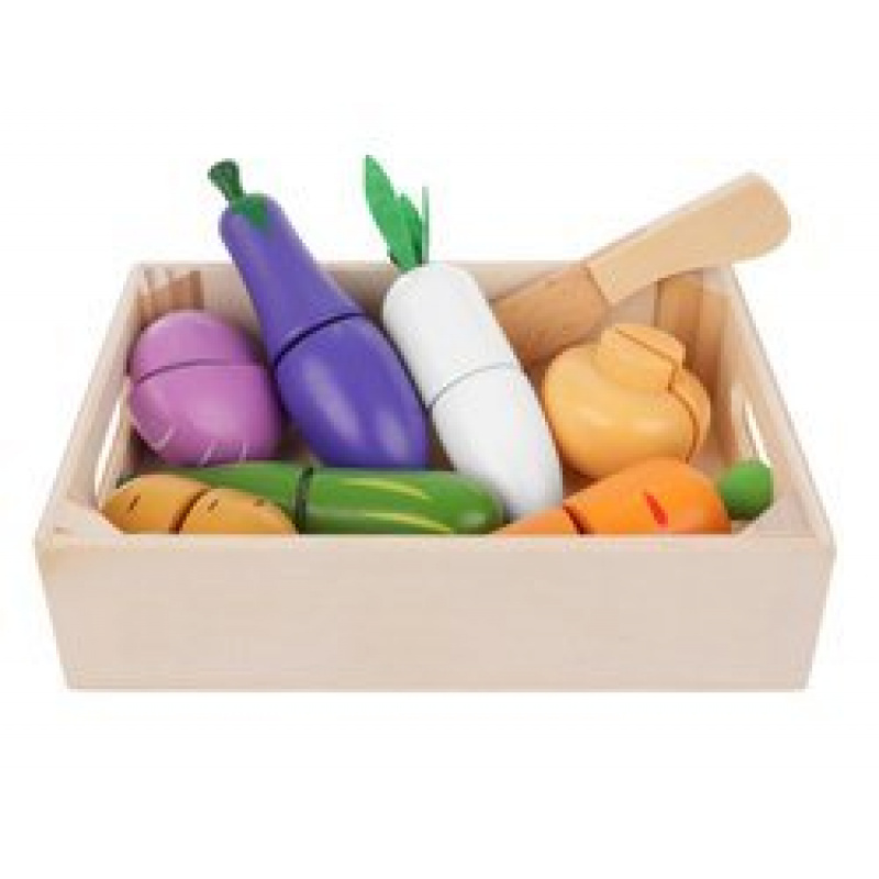 Sada ovocia, zeleniny, drevená na krájanie Z11207