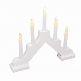 Vianočný svietnik 5 LED - časovač Vianočný svietnik 5 LED - časovač