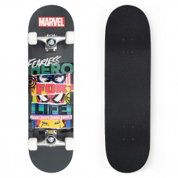 VELKÝ DŘEVĚNÝ SKATEBOARD MARVEL FEARLESS