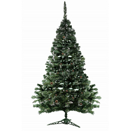 Aga Vianočný stromček 220 cm so šiškami