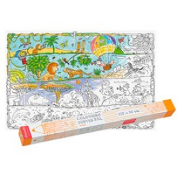 MONUMI Podlahové omaľovánky XXL - Safari 4+