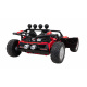 Detská závodná buggy na batérie 5 Red + motory 2x200W + diaľkové ovládanie + LED audio + pomalý štart