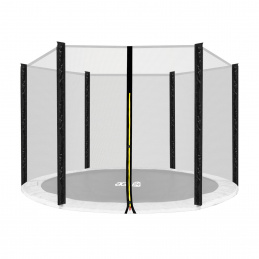 Aga Ochranná sieť 305 cm na 6 tyčí Čierna sieť / Čierna