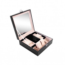 Aga Šperkovnica 25x25x8,5 cm Čierna