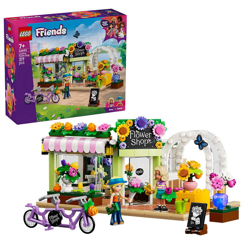 LEGO® Friends 42693 Kreatívne kvetinárstvo