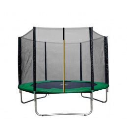 Aga SPORT UNI Trampolína 305 cm Dark Green + ochranná sieť + rebrík