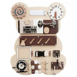 Aga4Kids Montessori drevená tabuľa Medveď Aga4Kids Montessori drevená tabuľa Medveď