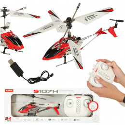 RC vrtuľník SYMA S107H 2,4GHz RTF červený 2DZ041
