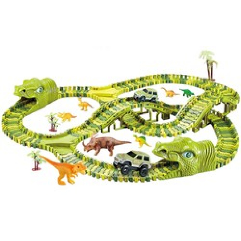 Dinosauřia autodráha 240 dielikov Kruzzel 17248
