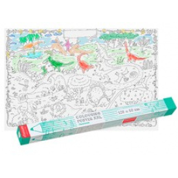 MONUMI Podlahové omaľovánky XXL - Dinosaury 4+