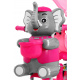 detský trojkolový bicykel Elephant Pink + zvuky + strieška + zábrana + opierka nôh + rukoväť + lyžiny + úložný priestor