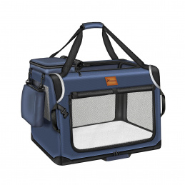 Tresko Prepravka pre psy a mačky 92x63x63 cm Modrá Tresko Prepravka pre psy a mačky 92x63x63 cm Modrá